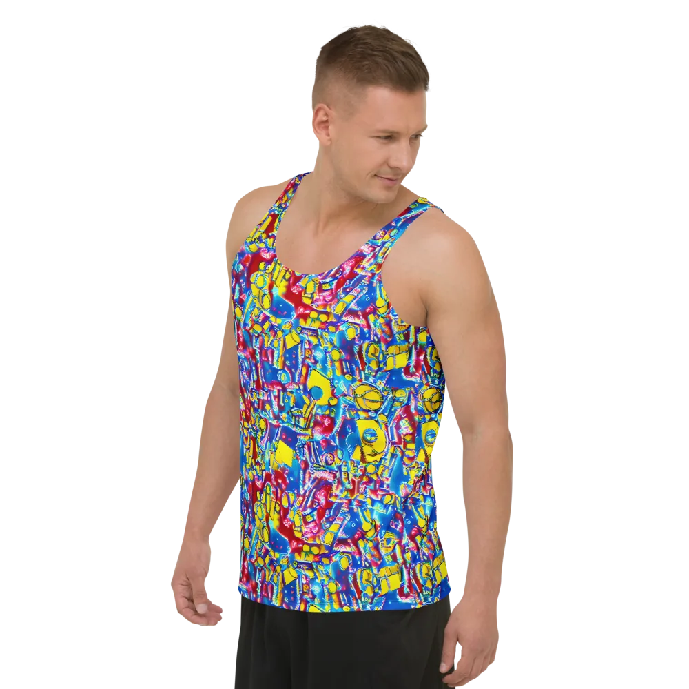 Radiant Disorder on Men's Tank Top — Left Front