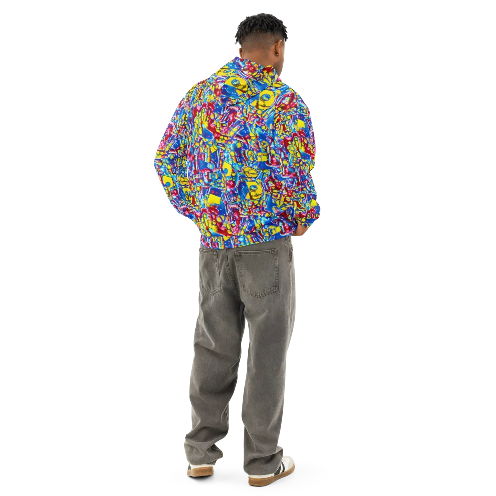 Radiant Disorder on Cotton Hoodie — Back