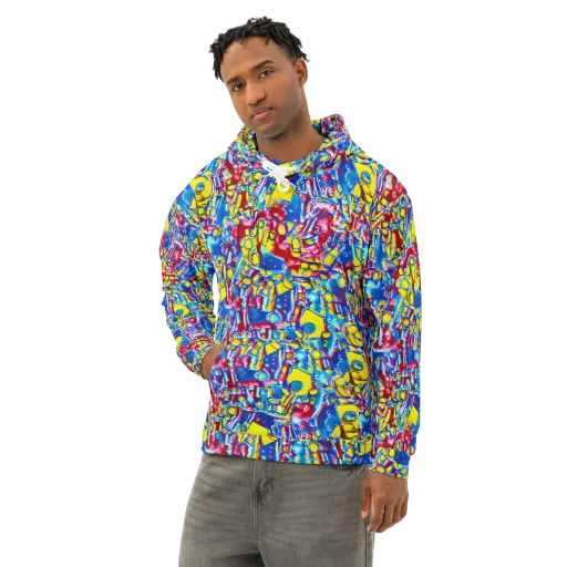 Radiant Disorder on a Cotton Hoodie