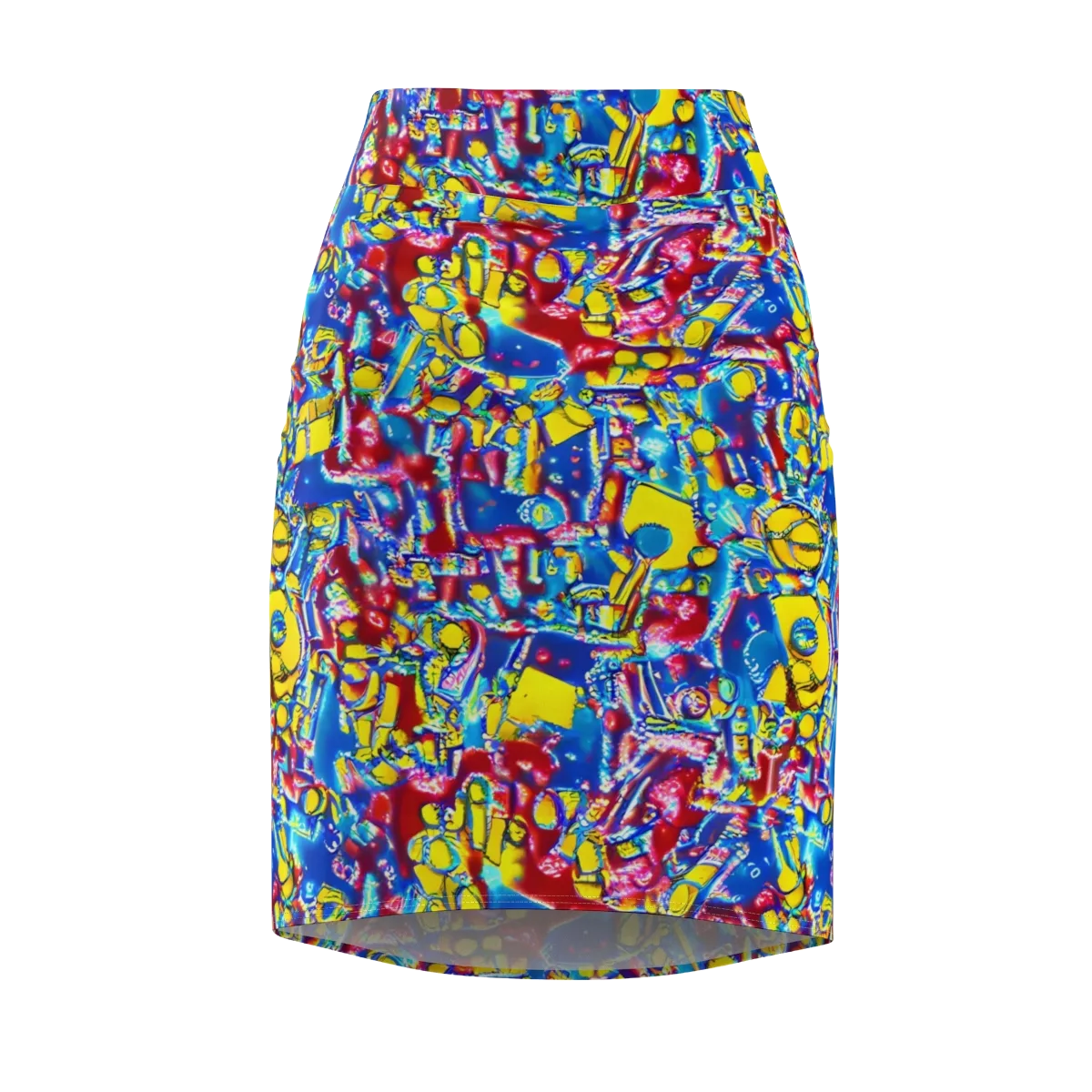 Radiant Disorder on Pencil Skirt — Front