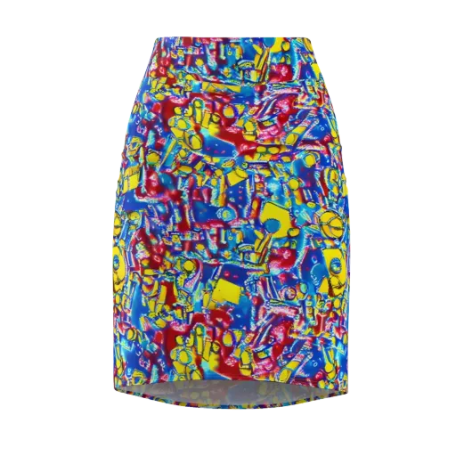 Radiant Disorder on a Pencil Skirt