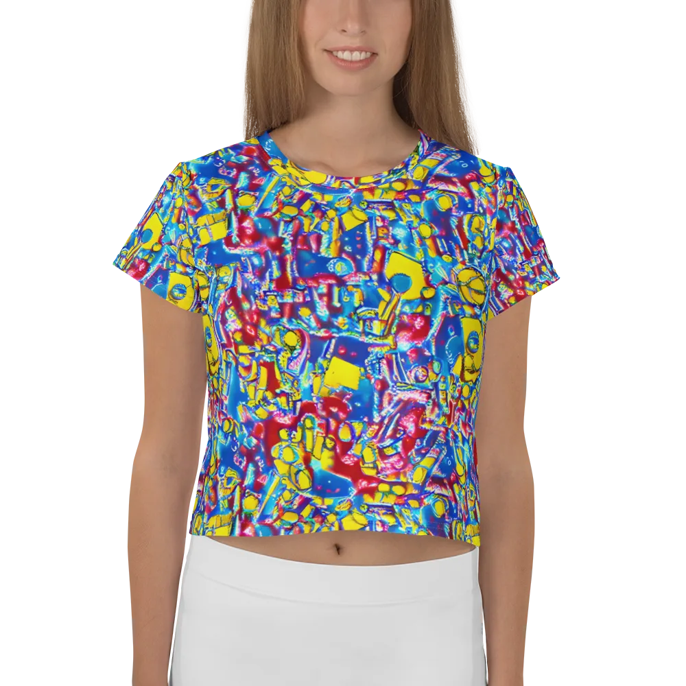 Radiant Disorder on Crop Tee — Front
