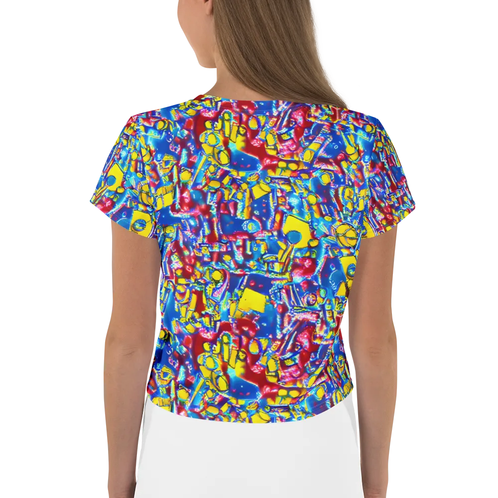 Radiant Disorder on Crop Tee — Back