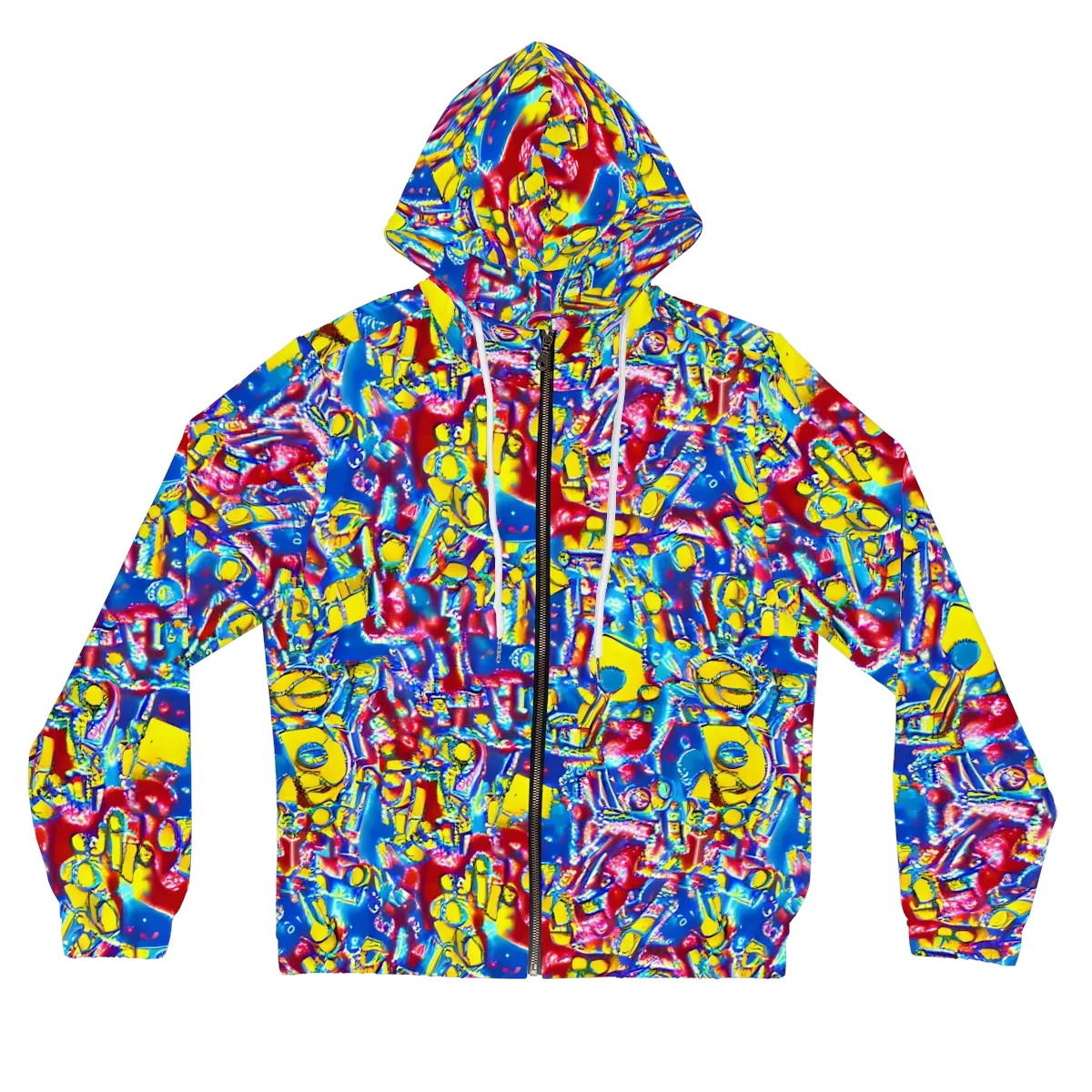 Radiant Disorder on Women's Full-Zip Hoodie — Front
