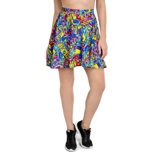 Radiant Disorder on a Skater Skirt