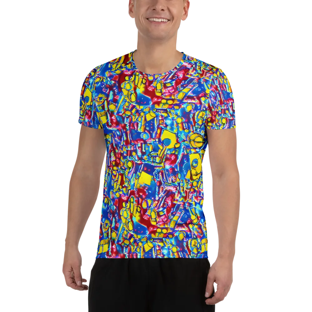 Radiant Disorder on Men's Athletic T-Shirt — Front