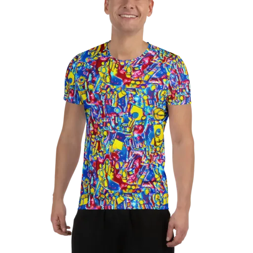 Radiant Disorder on a Men's Athletic T-Shirt