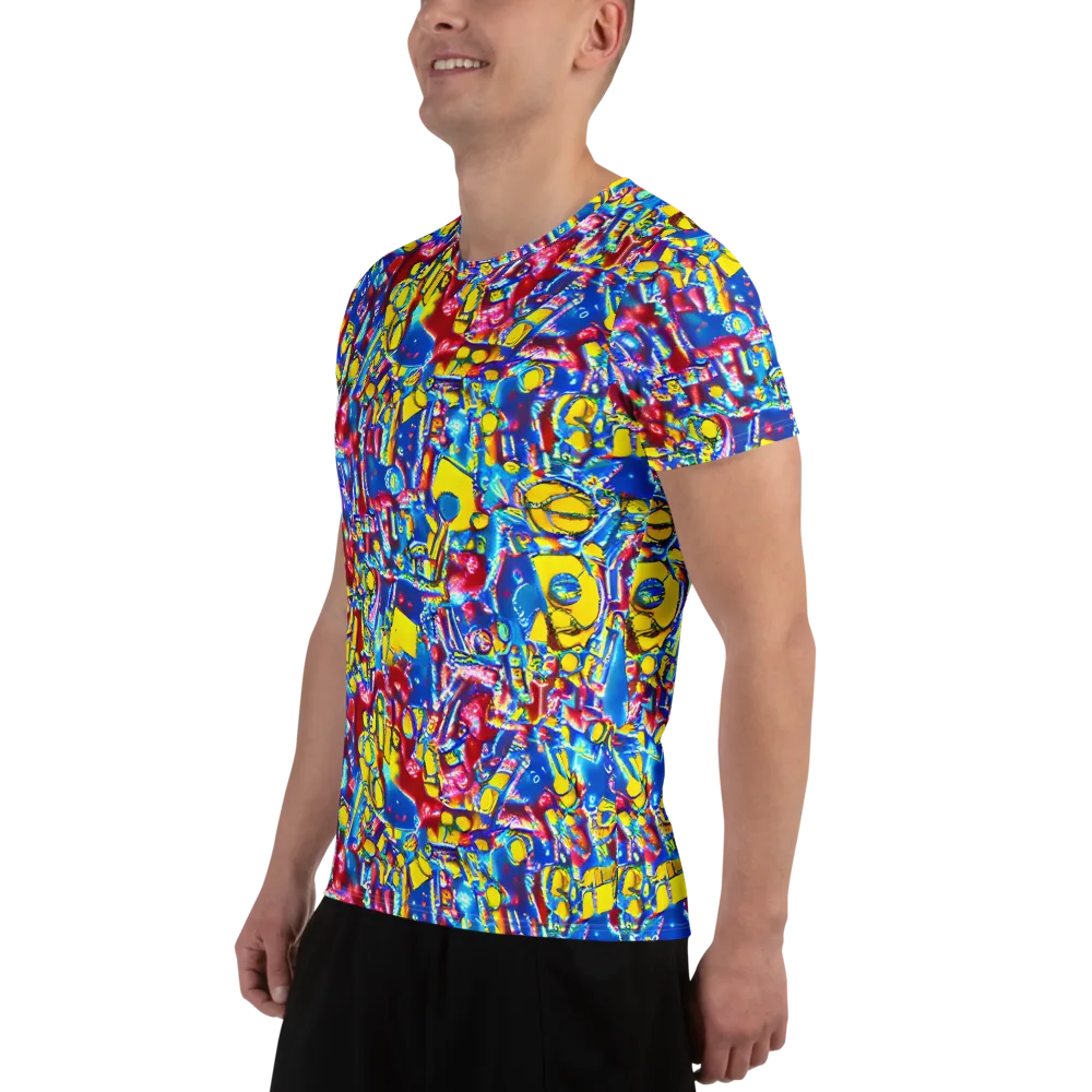 Radiant Disorder on Men's Athletic T-Shirt — Left