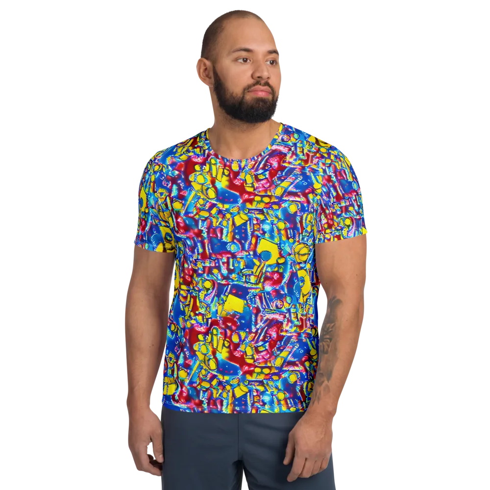 Radiant Disorder on Men's Athletic T-Shirt — Front
