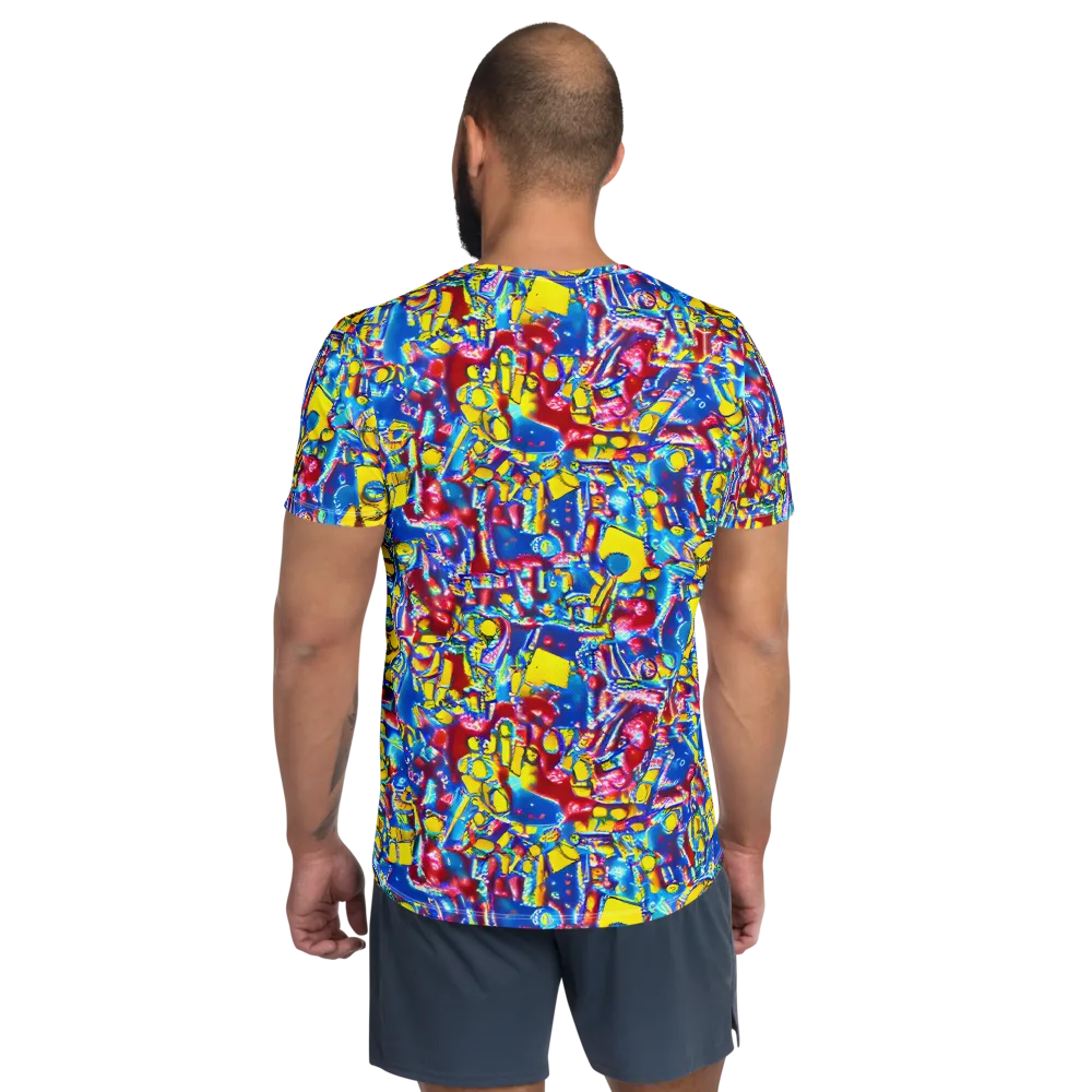 Radiant Disorder on Men's Athletic T-Shirt — Back