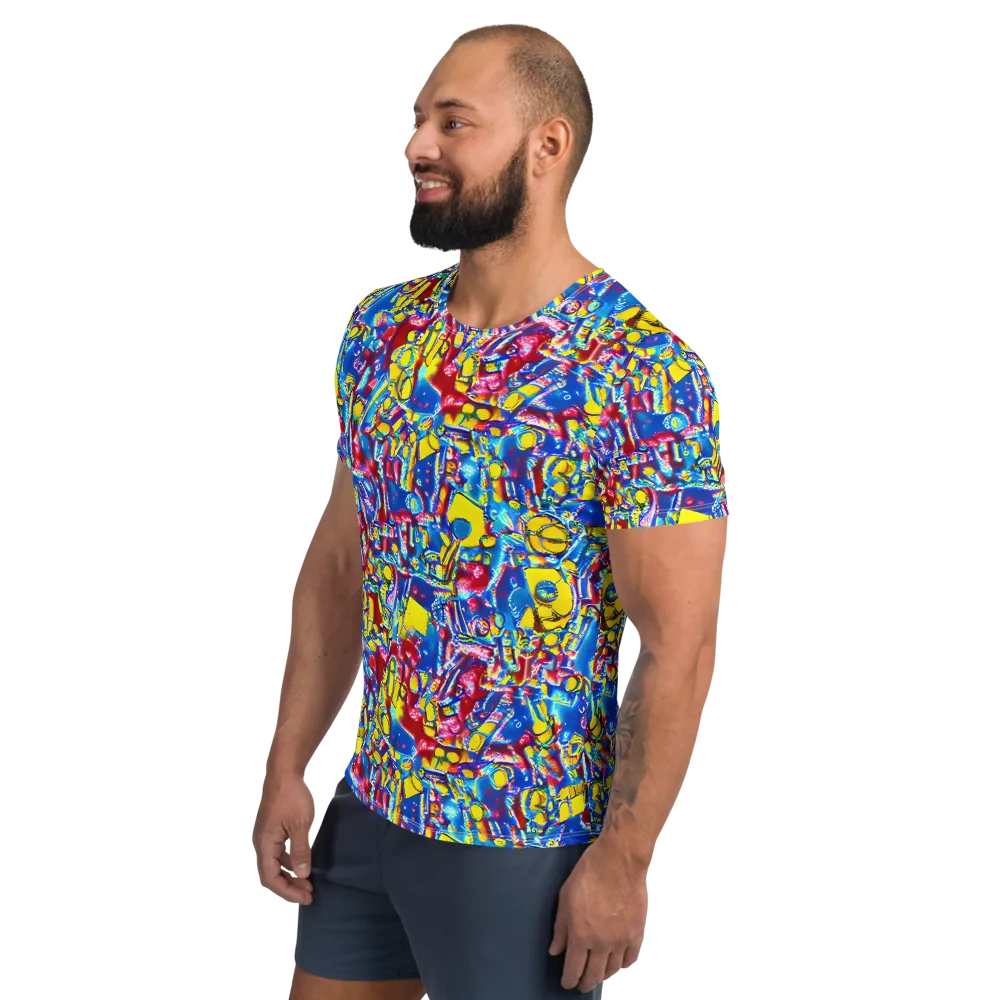 Radiant Disorder on Men's Athletic T-Shirt — Left