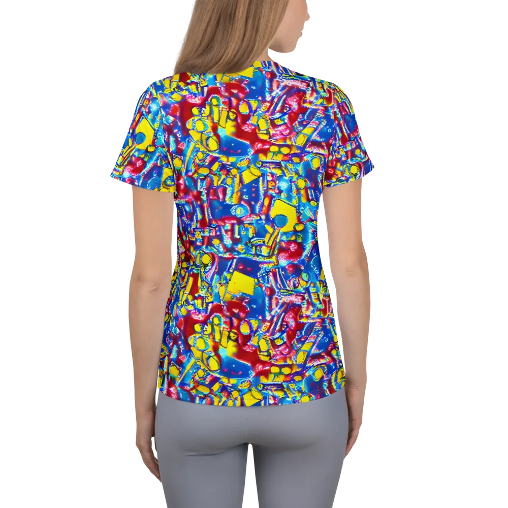 Radiant Disorder on Women's Athletic T-Shirt — Back