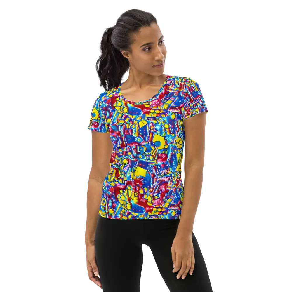 Radiant Disorder on Women's Athletic T-Shirt — Front
