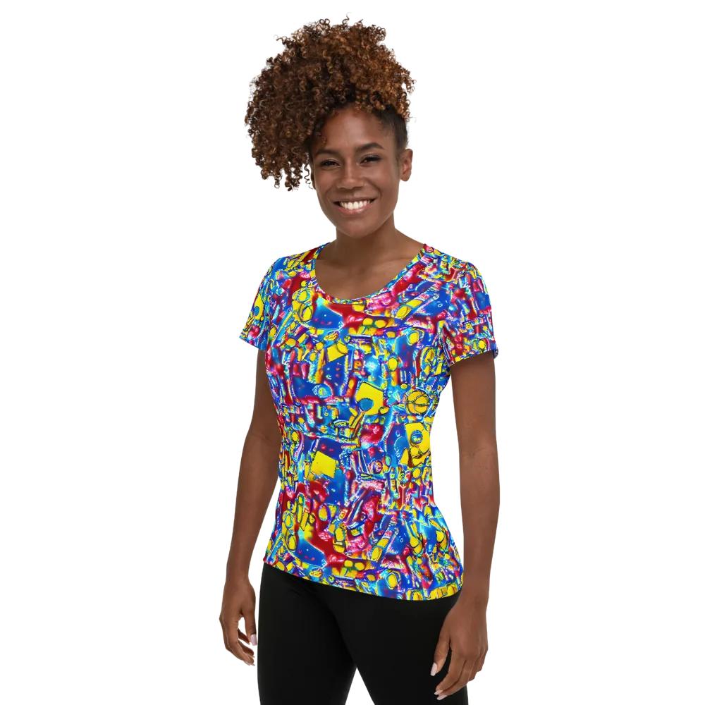 Radiant Disorder on Women's Athletic T-Shirt — Left