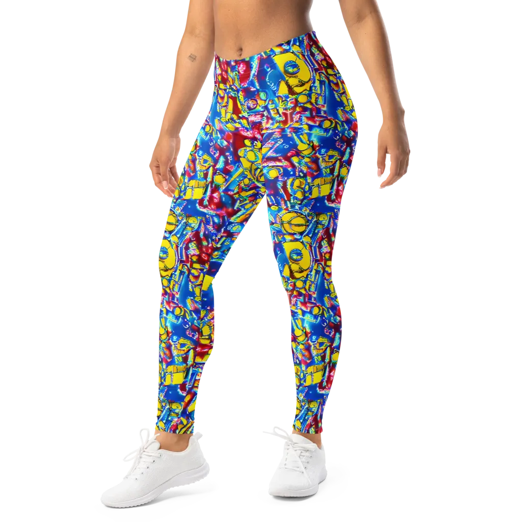 Radiant Disorder on Leggings — Left Front