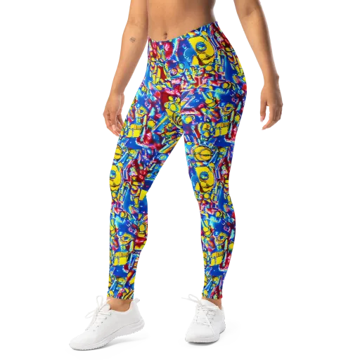 Radiant Disorder on a Leggings