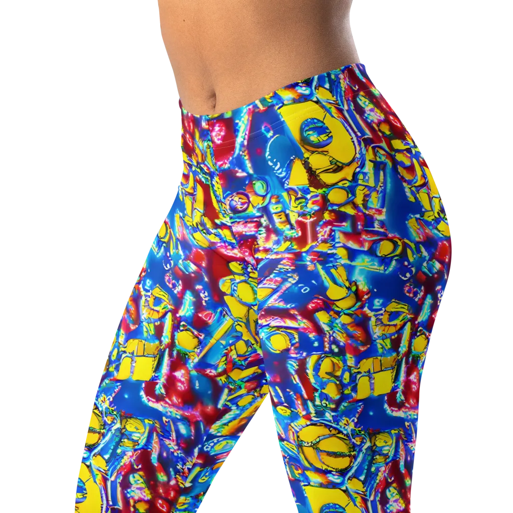 Radiant Disorder on Leggings — Left Front