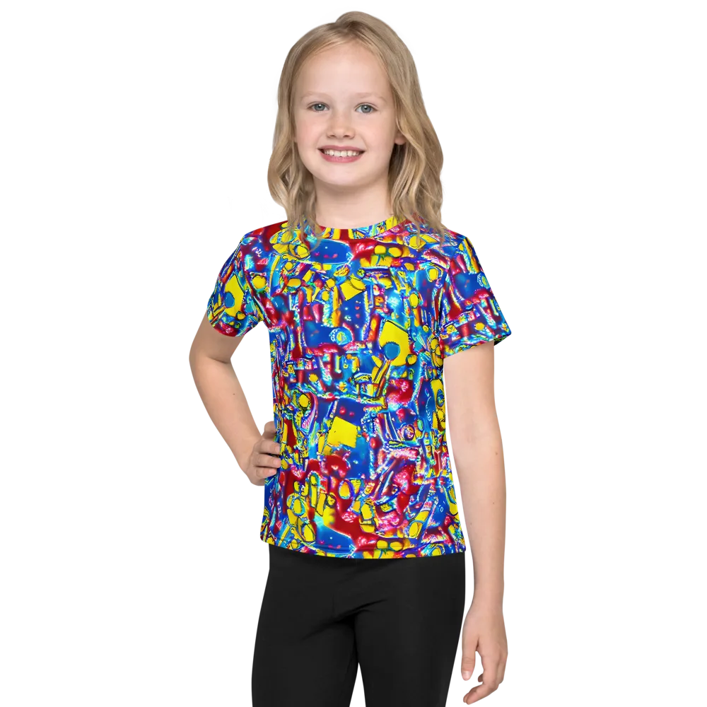 Radiant Disorder on Kids Crew Neck T-Shirt — Front
