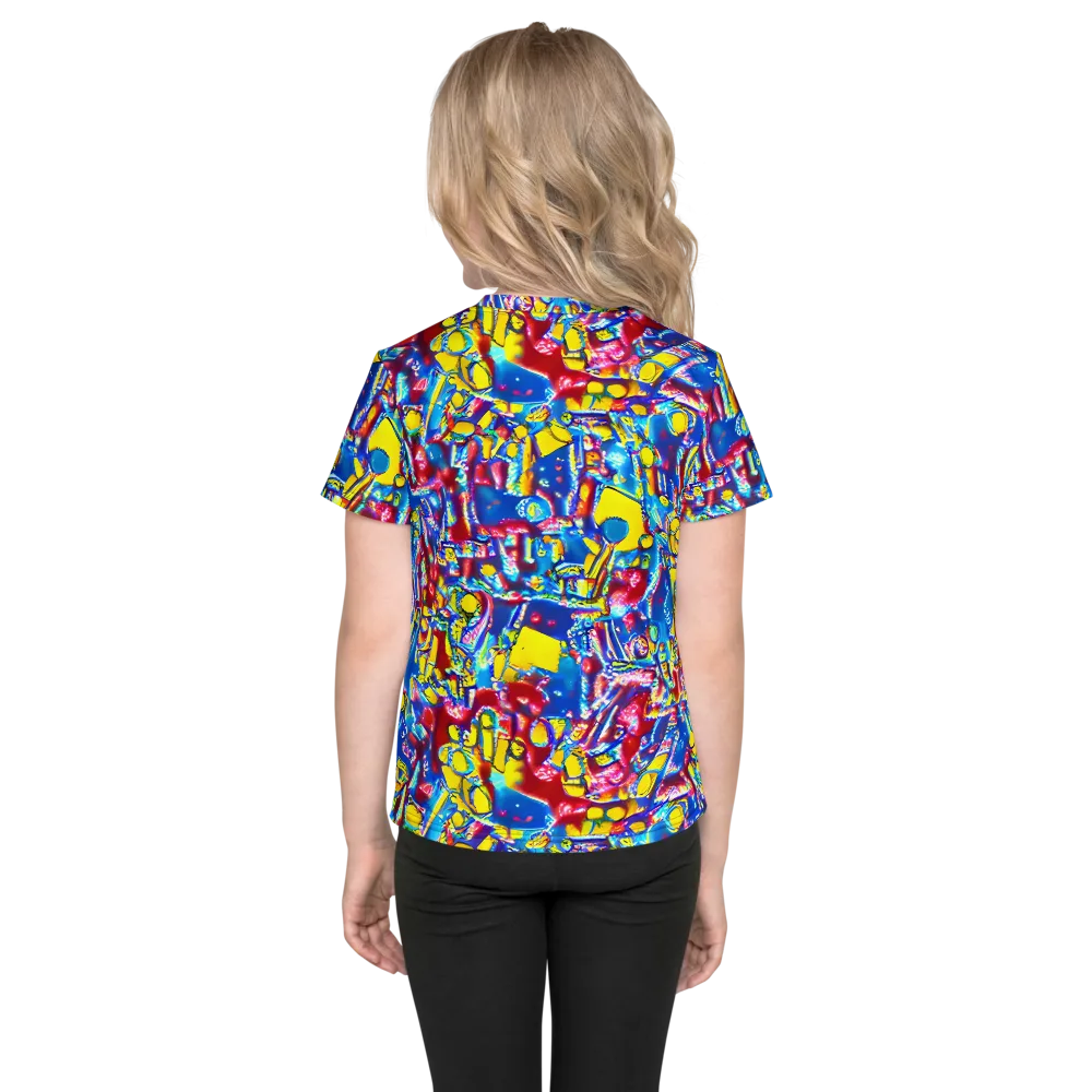 Radiant Disorder on Kids Crew Neck T-Shirt — Back