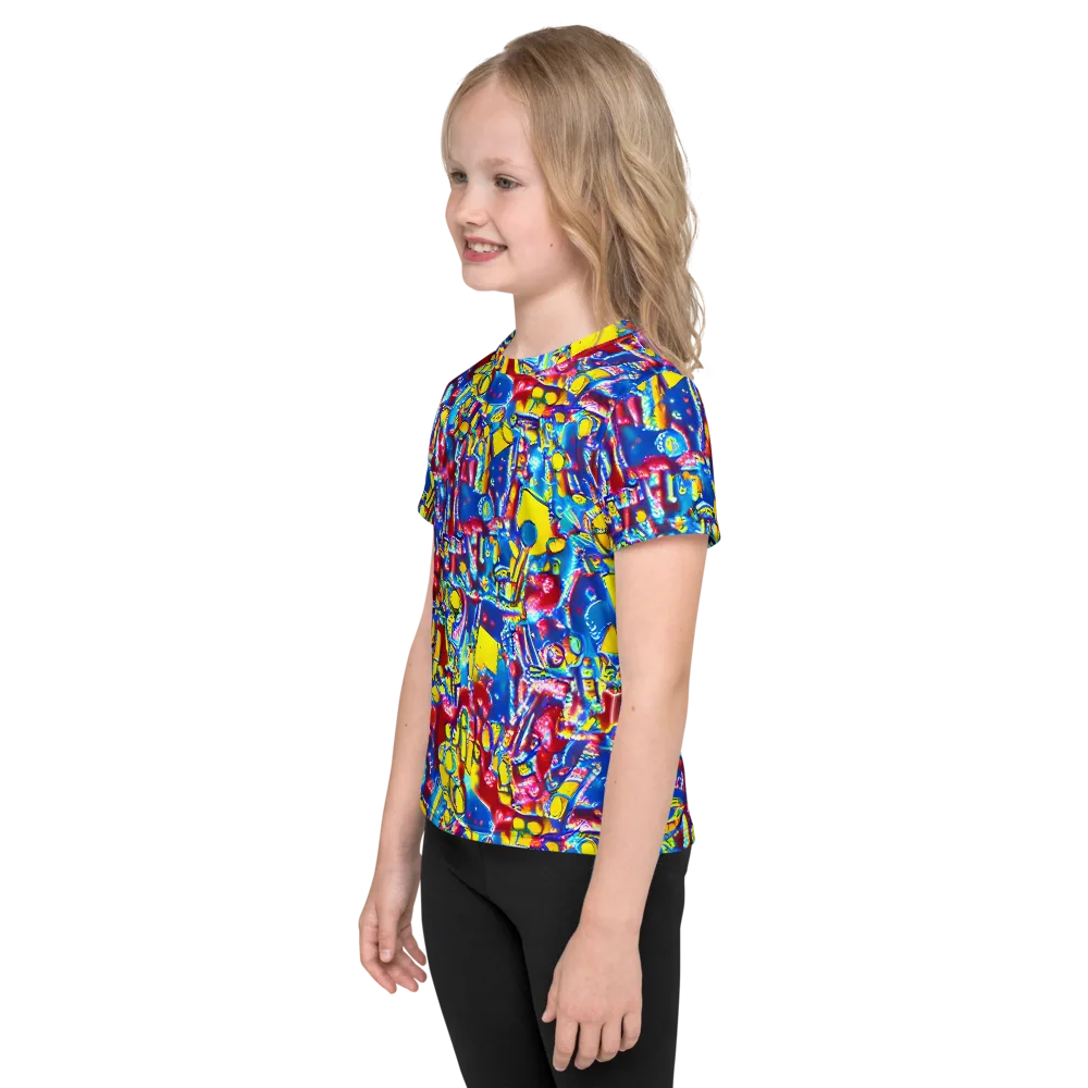 Radiant Disorder on Kids Crew Neck T-Shirt — Left
