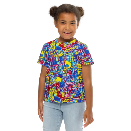 Radiant Disorder on a Kids Crew Neck T-Shirt