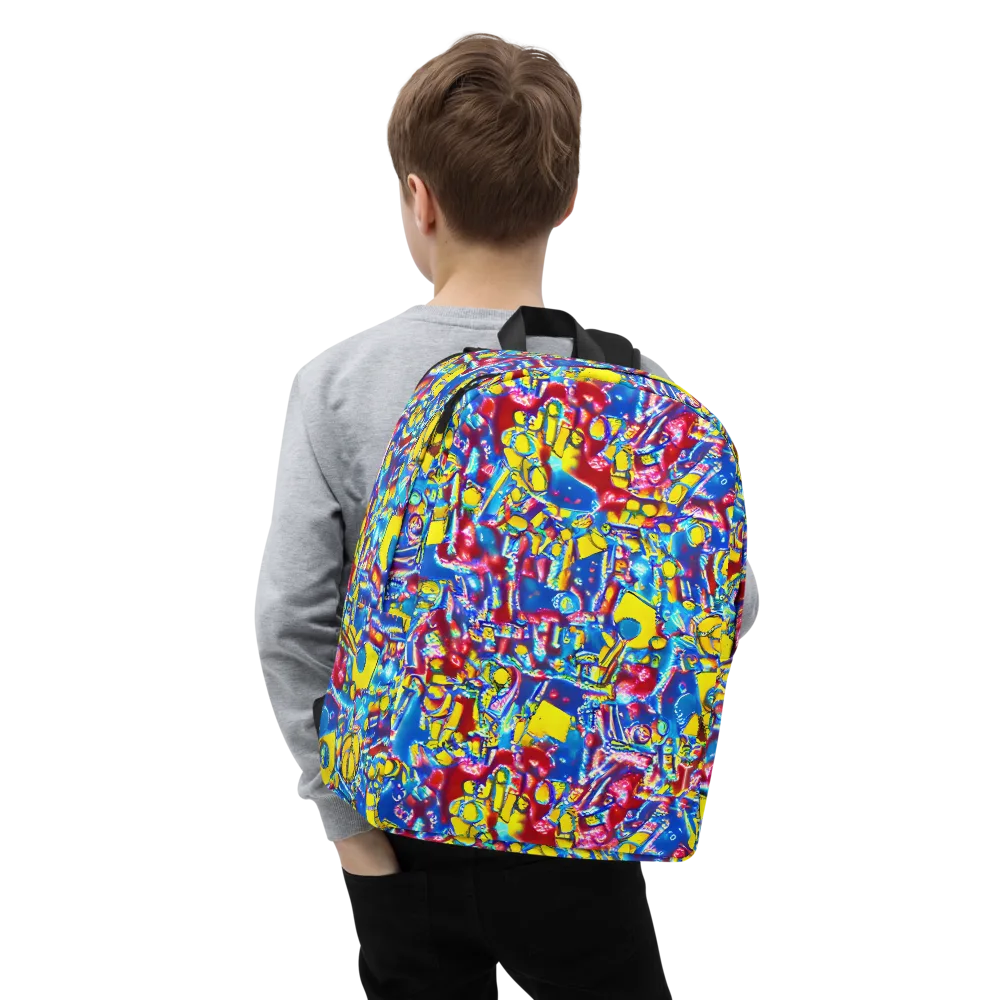 Radiant Disorder on Minimalist Backpack — Zoomed-in