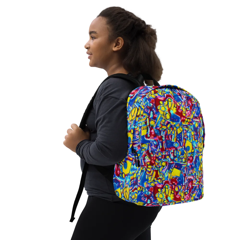 Radiant Disorder on Minimalist Backpack — Right Front