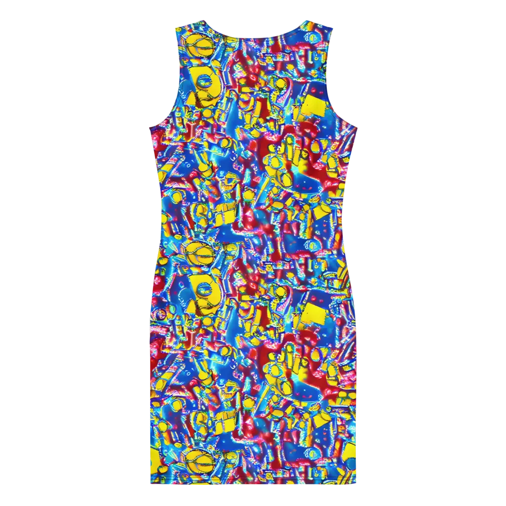 Radiant Disorder on Bodycon Dress — Back