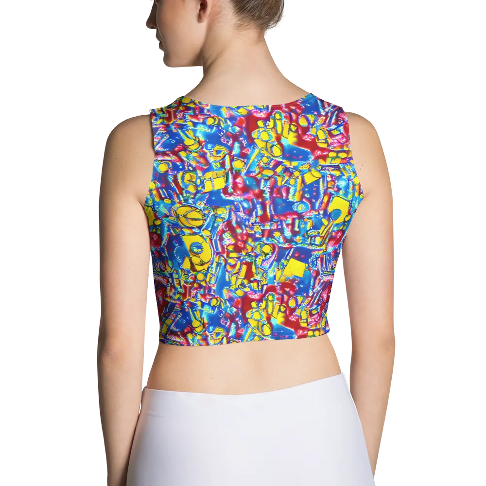 Radiant Disorder on Crop Top — Back