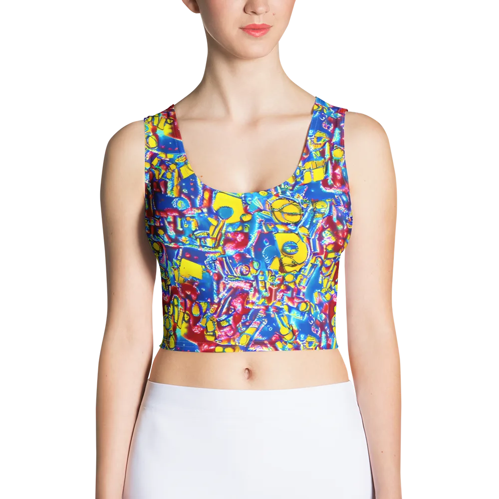 Radiant Disorder on Crop Top — Front