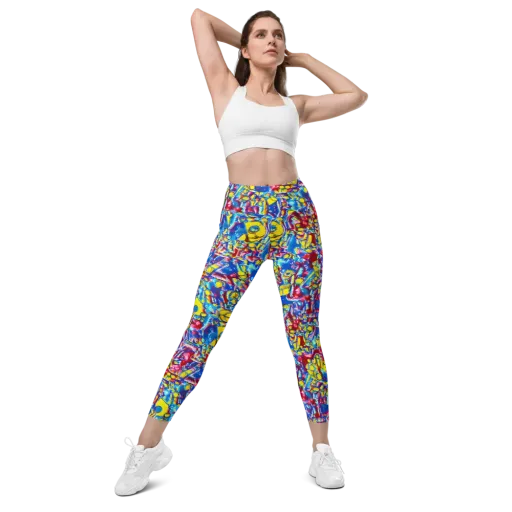Radiant Disorder on a Leggings with Pockets