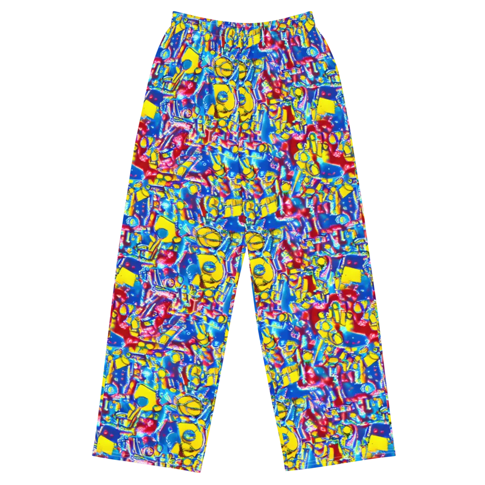 Radiant Disorder on Wide-Leg Pants — Front