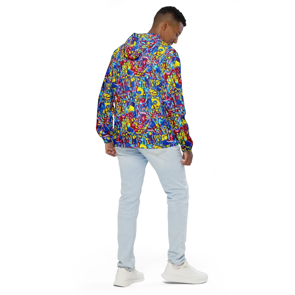 Radiant Disorder on Men's Windbreaker — Back