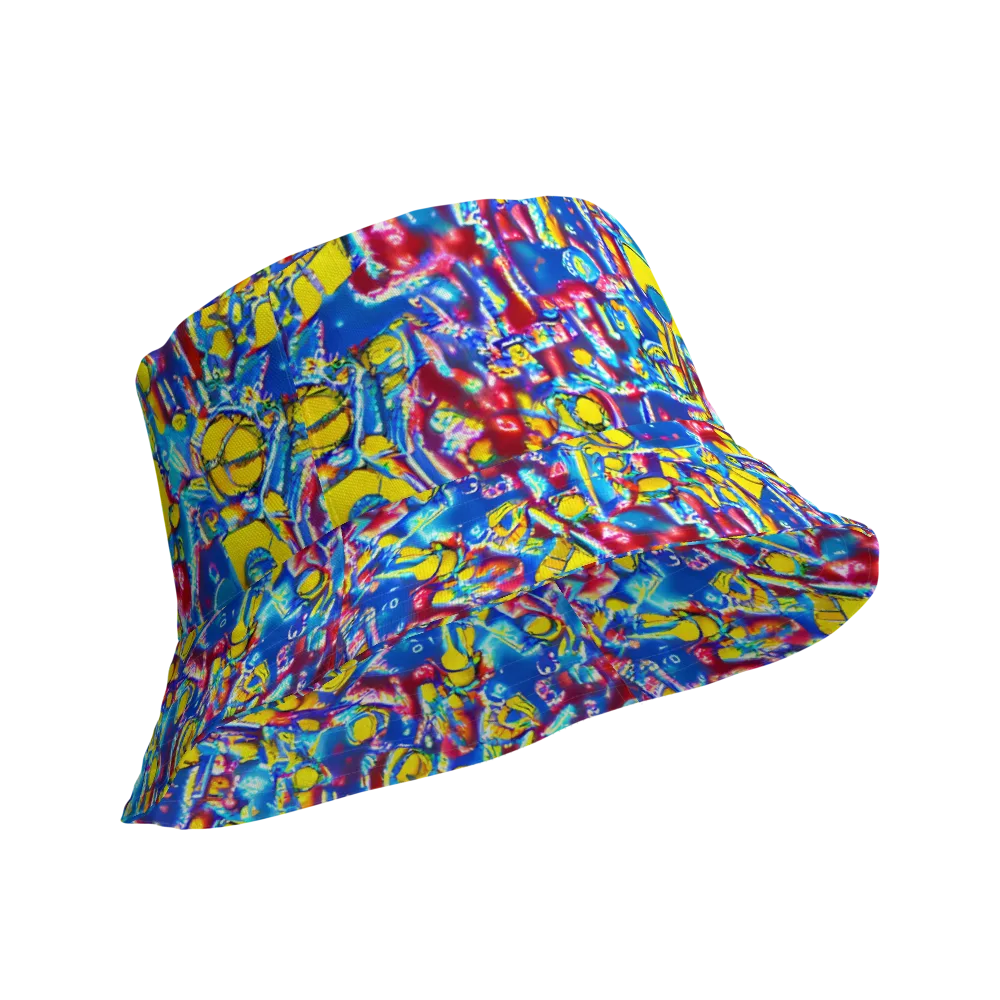 Radiant Disorder on Reversible Bucket Hat — Product details Outside