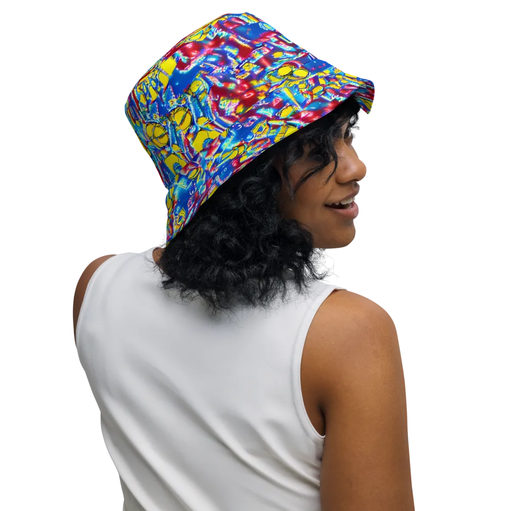 Radiant Disorder on Reversible Bucket Hat — Right Outside