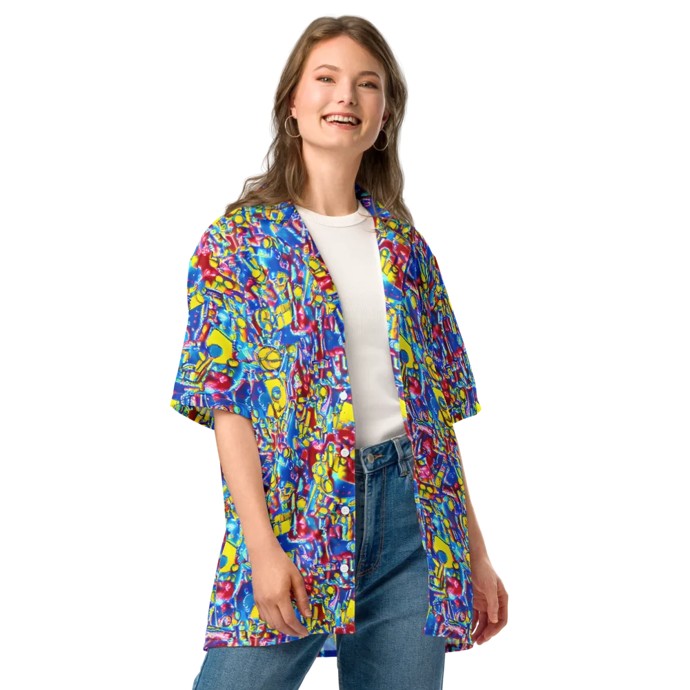 Radiant Disorder on Button Shirt — Front