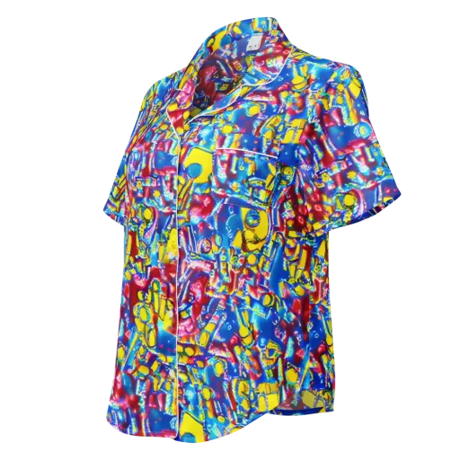 Radiant Disorder on a Women's Short Sleeve Pajama Top