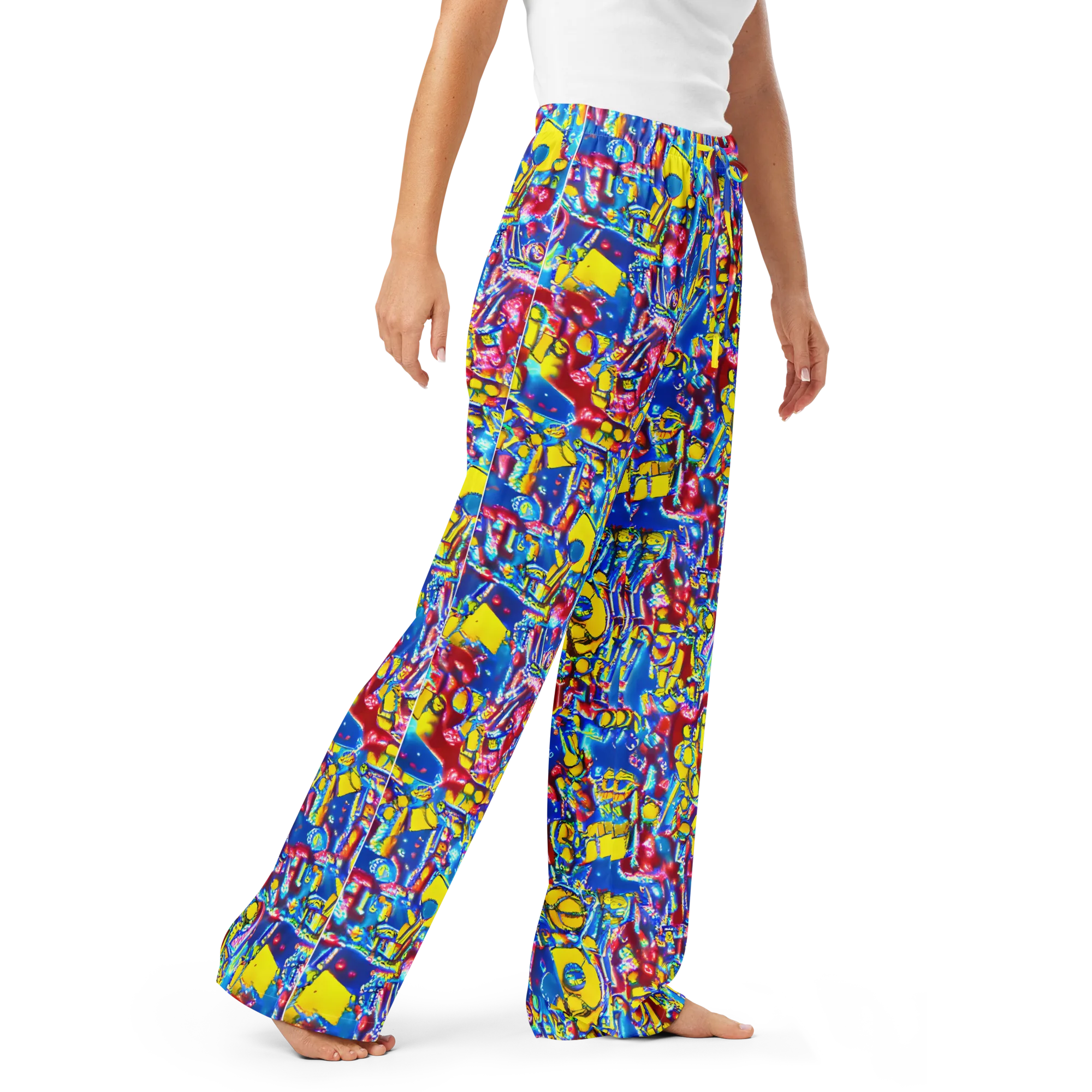 Radiant Disorder on Women's Pajama Pants — Right Front