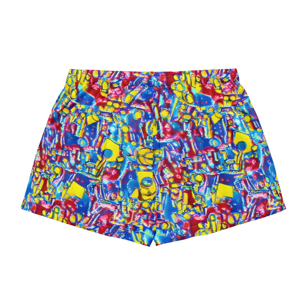 Radiant Disorder on Women's Pajama Shorts — Back