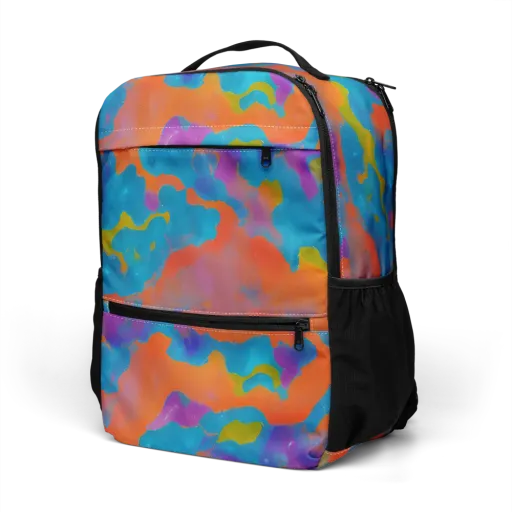 Chromatic Tidal Wave on a Utility Backpack
