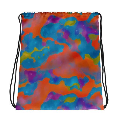 Chromatic Tidal Wave on a Drawstring Bag
