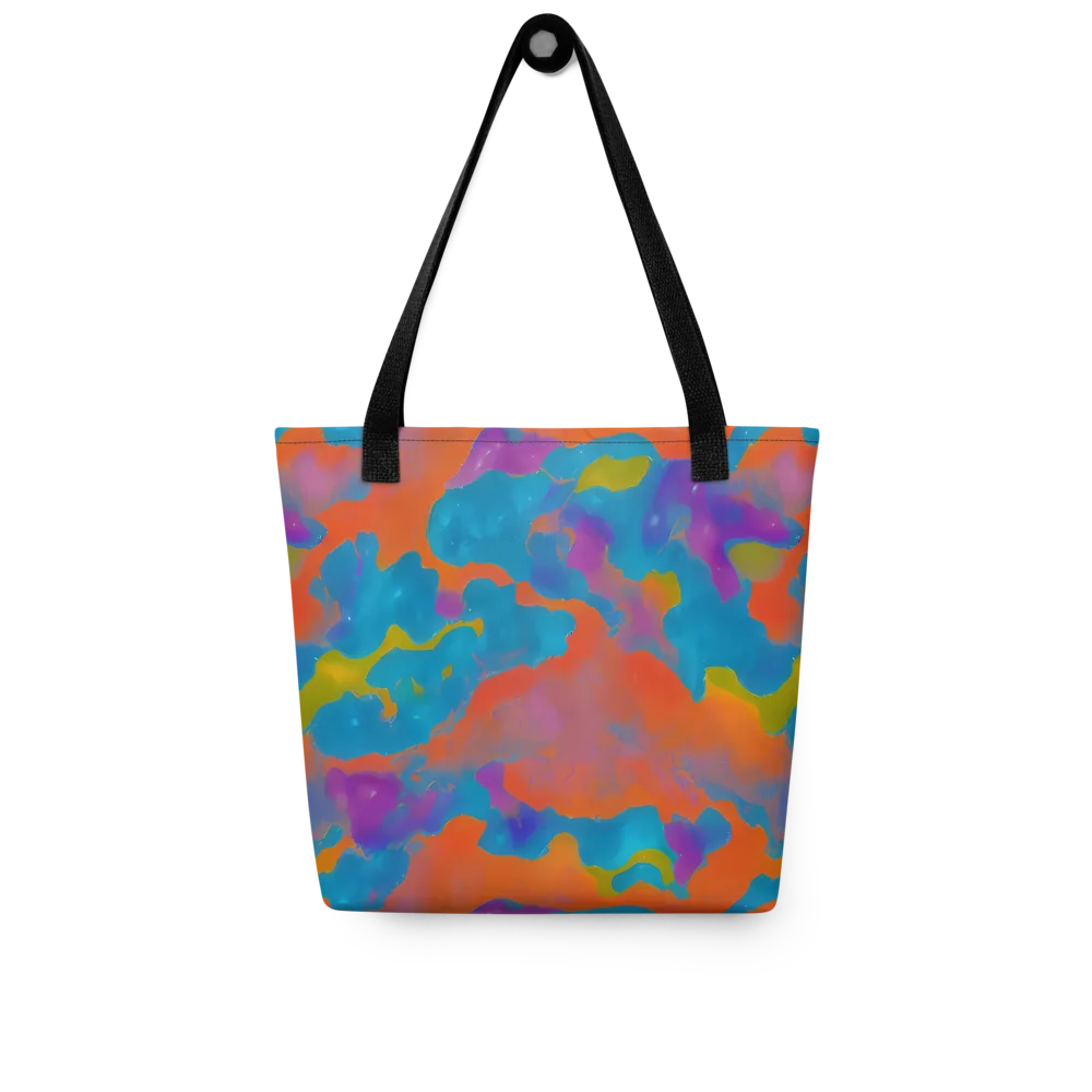 Chromatic Tidal Wave on Tote Bag — Front