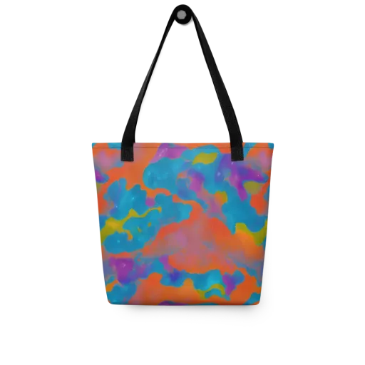 Chromatic Tidal Wave on a Tote Bag