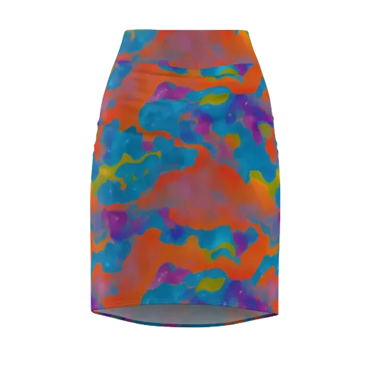 Chromatic Tidal Wave on a Pencil Skirt
