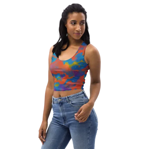 Chromatic Tidal Wave on a Crop Top