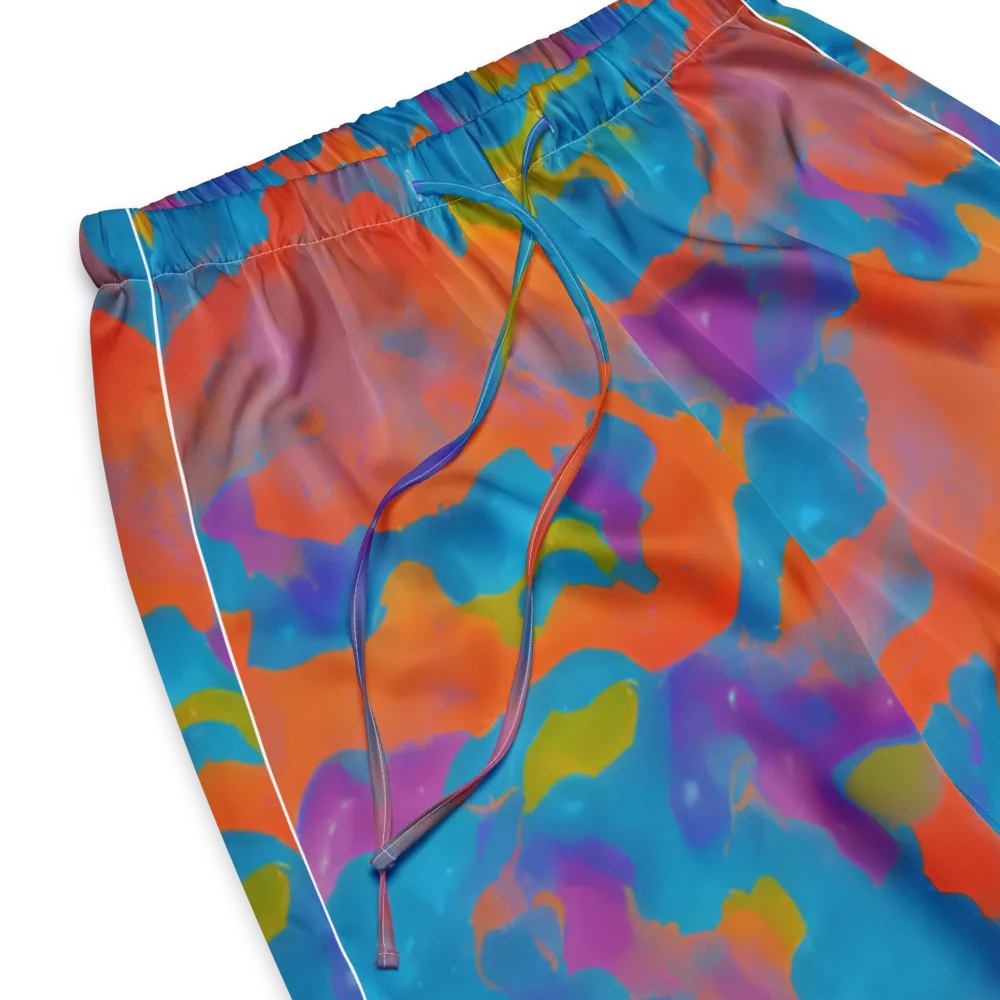 Chromatic Tidal Wave on Women's Pajama Pants — Product details