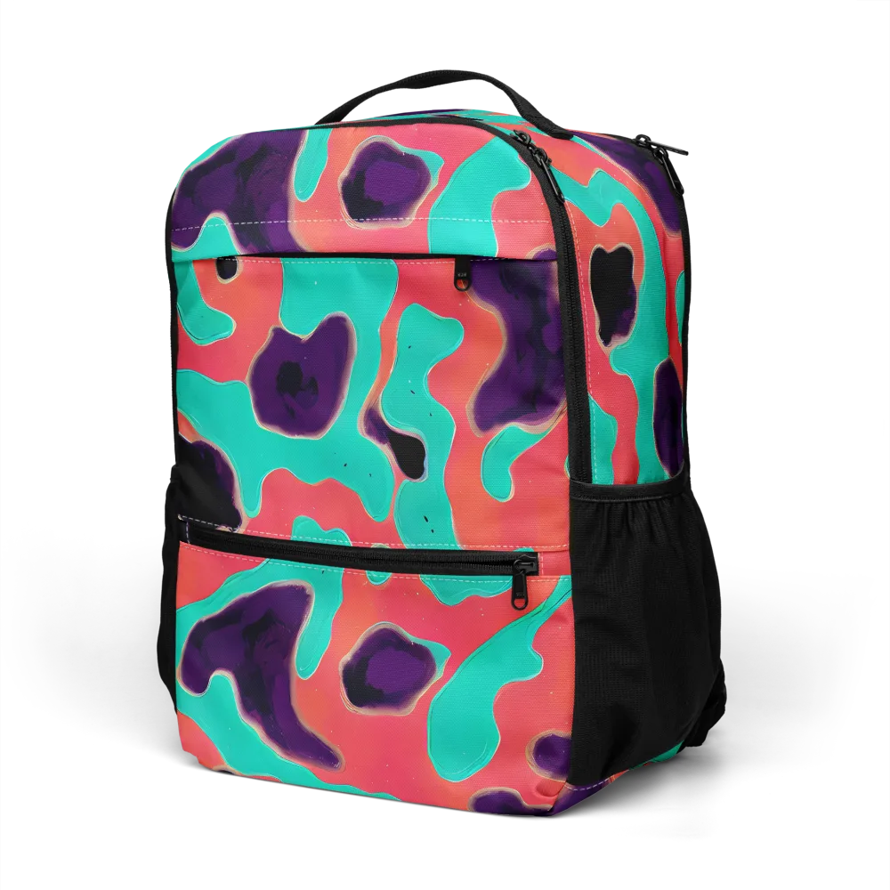 Aubergine Tide on Utility Backpack — Left Front