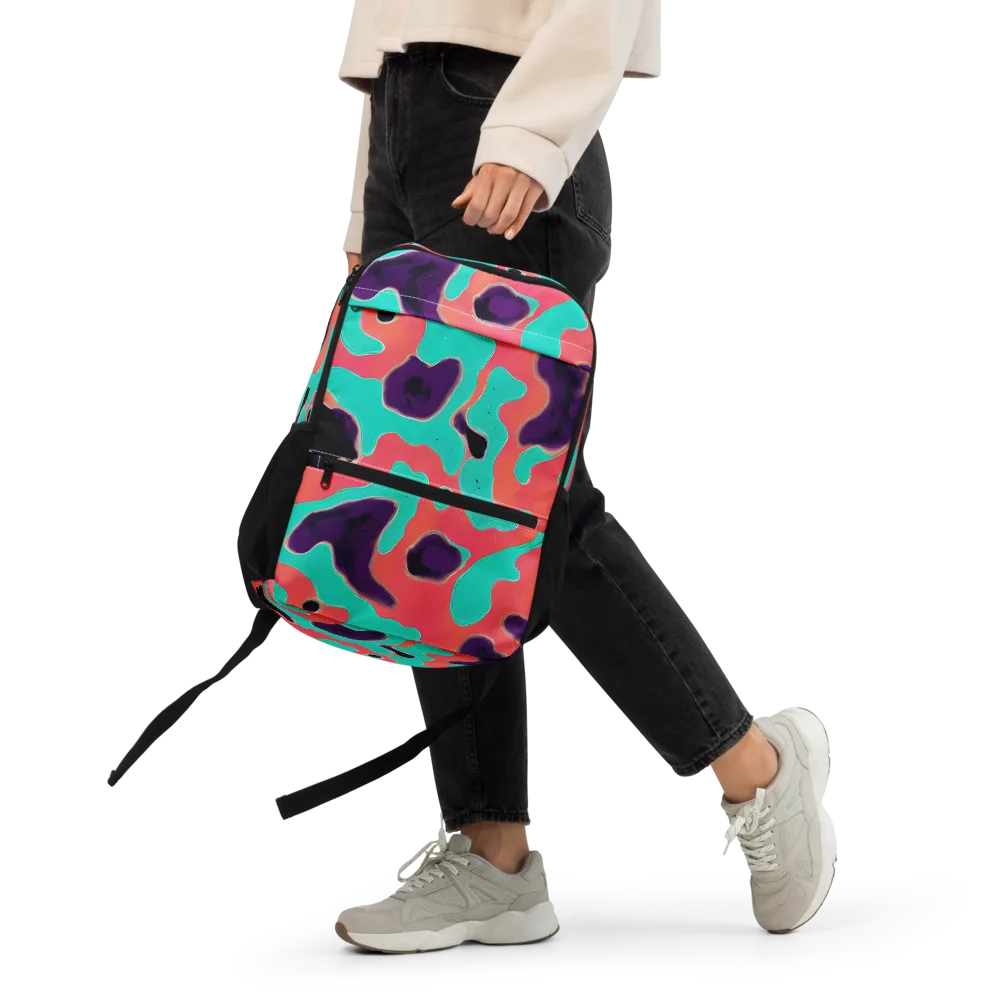 Aubergine Tide on Utility Backpack — Front
