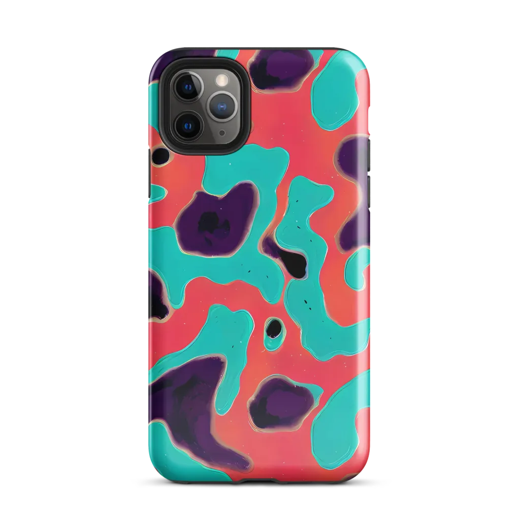 Aubergine Tide on Tough Case for iPhone® — Front