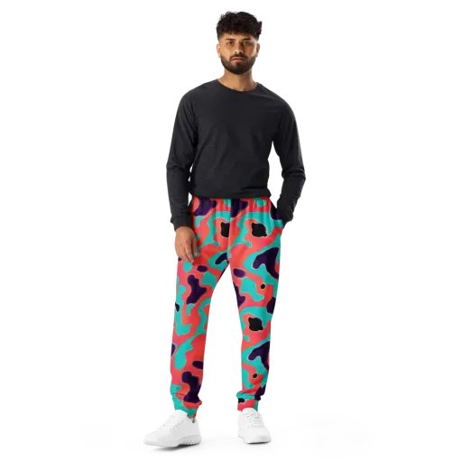 Aubergine Tide on a Men's Joggers